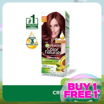 GARNIER HAIR COLOR Color Naturals 6.64 Berry Red 1's