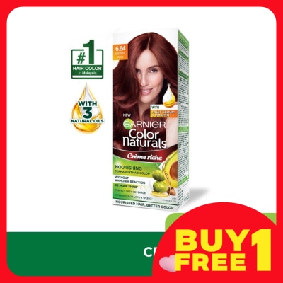 GARNIER HAIR COLOR Color Naturals 6.64 Berry Red 1's