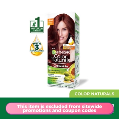 GARNIER HAIR COLOR Color Naturals 6.64 Berry Red 1's