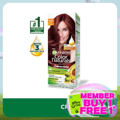 GARNIER HAIR COLOR Color Naturals 6.64 Berry Red 1's