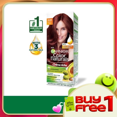 GARNIER HAIR COLOR - Color Naturals 6.64 Berry Red 1's