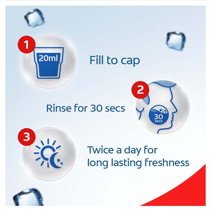 Colgate Plax Ice mouthwash Valuepack 750ml X2 image