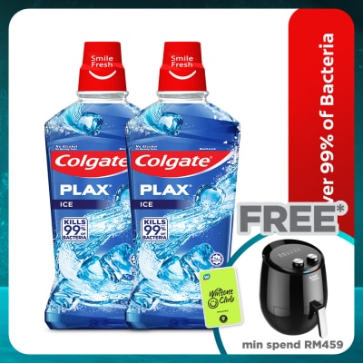 COLGATE Colgate Plax Ice mouthwash Valuepack 750ml X2