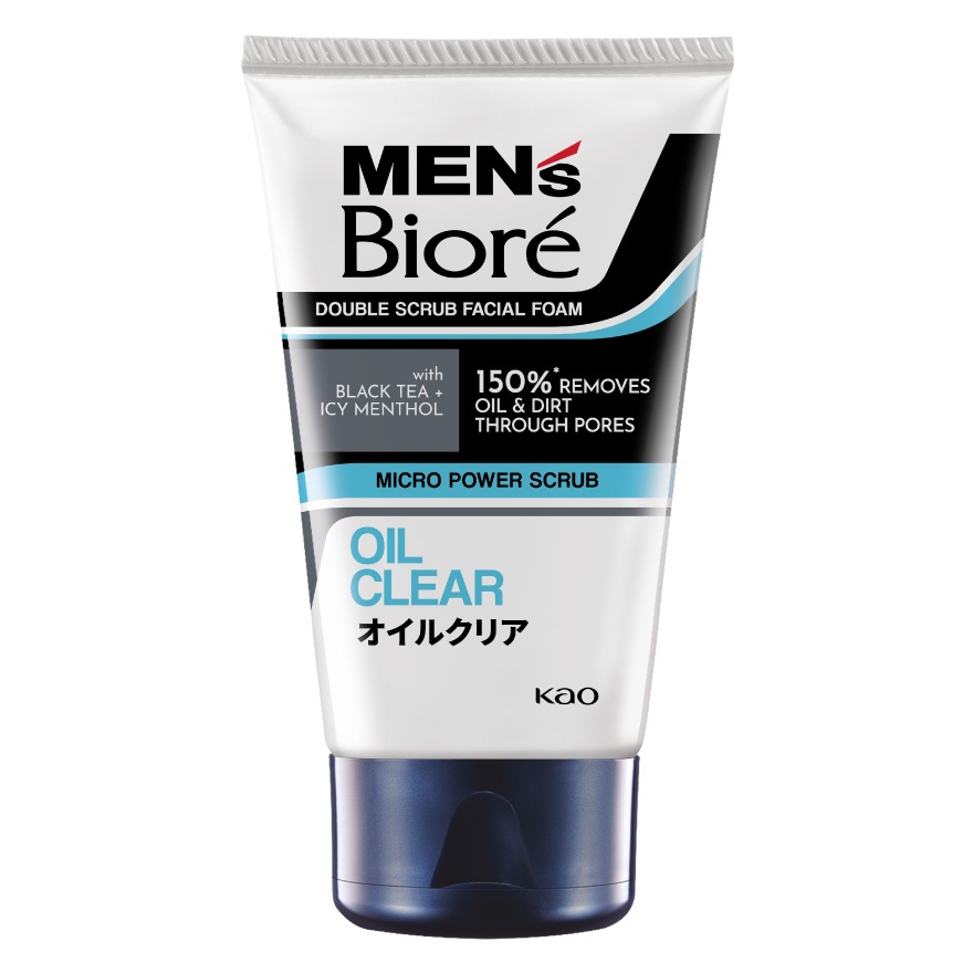 Men'S Double Scrub Oil Clear 100g Face Wash image