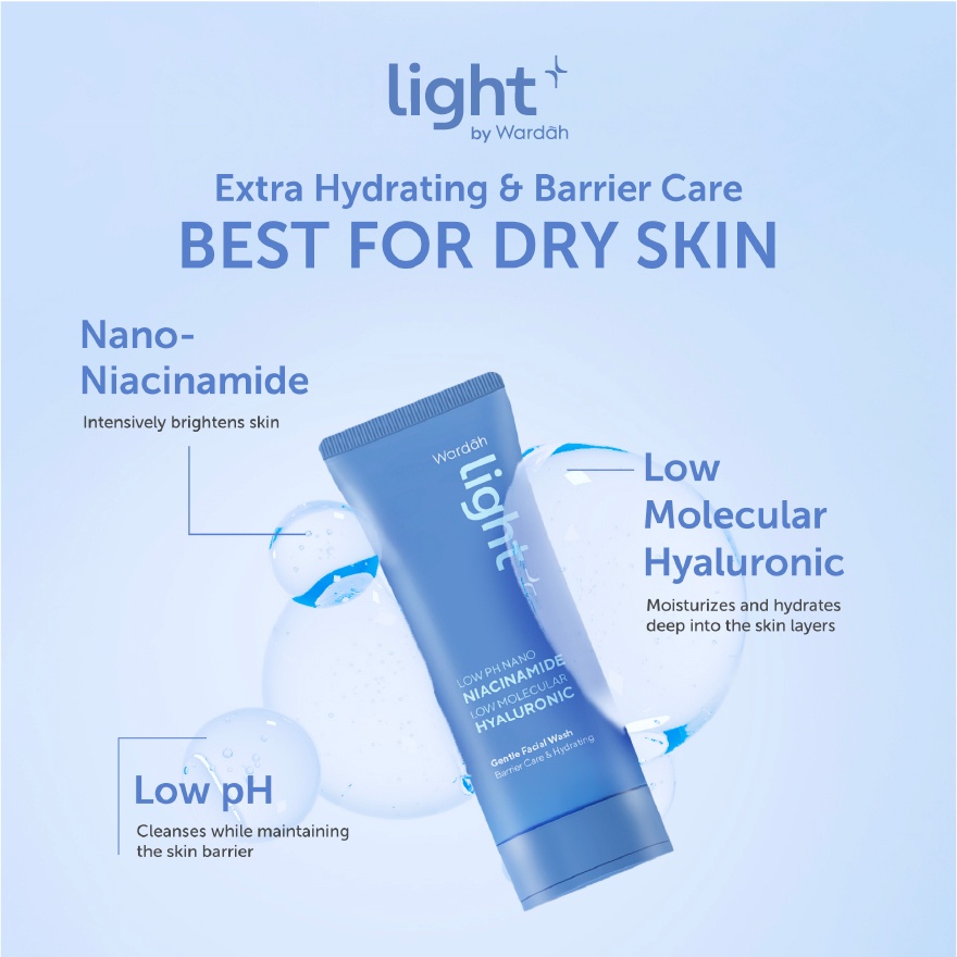 Wardah Light Gentle Cleanser 100ML image