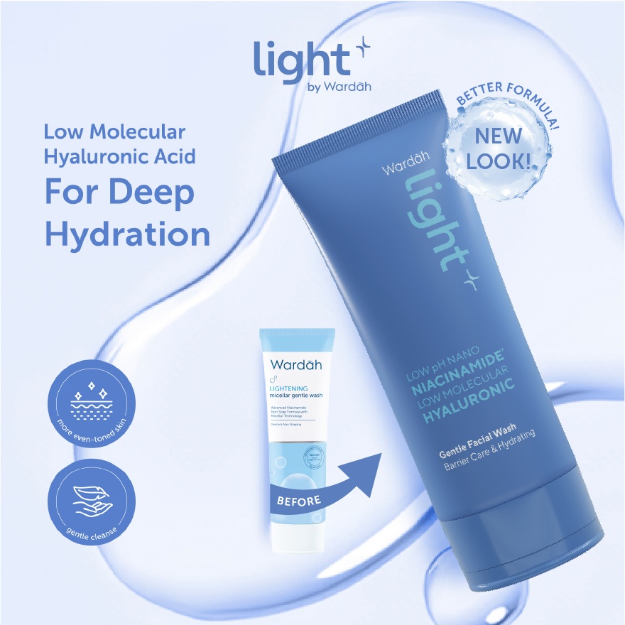 Wardah Light Gentle Cleanser 100ML image