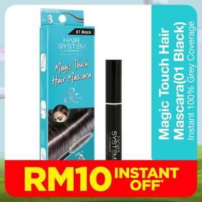 HAIR SYSTEM BY WATSONS Hair Mascara Black 01 10ml
