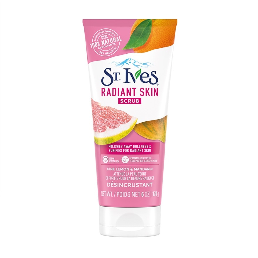 Pink Lemon & Mandarin Orange Facial Scrub 170g