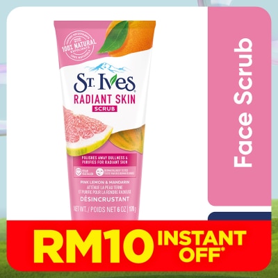 ST IVES Pink Lemon & Mandarin Orange Facial Scrub 170g