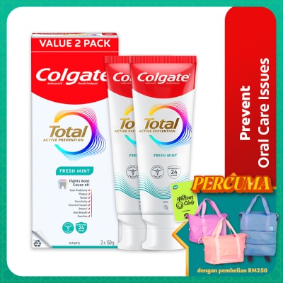 COLGATE - Colgate Total Fresh Mint Toothpaste Valuepack 2x150g