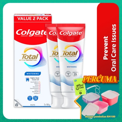 COLGATE - Colgate Total Whitening Toothpaste 2x150g