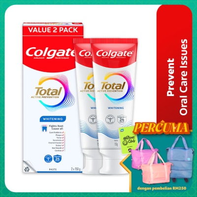 COLGATE - Colgate Total Whitening Toothpaste 2x150g