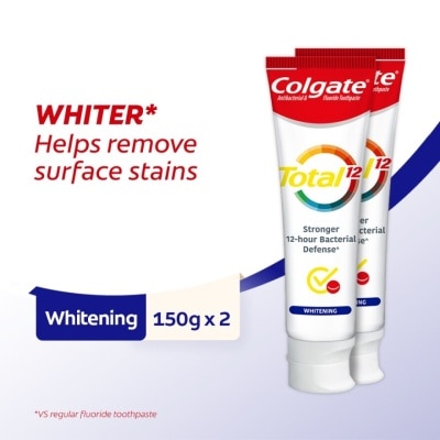 COLGATE Total Professional Whitening Toothpaste 2x150g