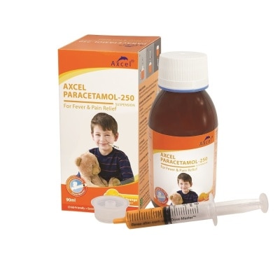 AXCEL Paracetamol 250mg Suspension 90ml