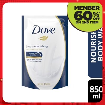 DOVE Dove Beauty Nourishing Body Wash Refill 850ml