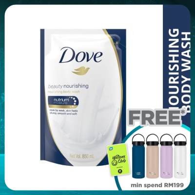 DOVE Dove Beauty Nourishing Body Wash Refill 850ml