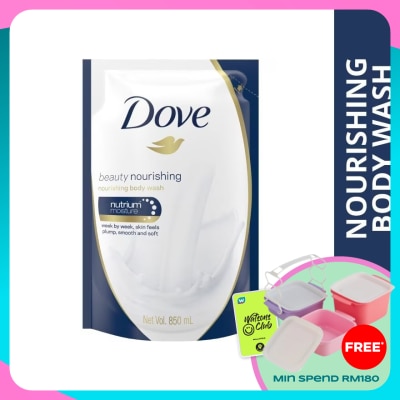 DOVE Dove Beauty Nourishing Body Wash Refill 850ml