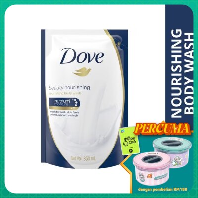 DOVE Dove Beauty Nourishing Body Wash Refill 850ml