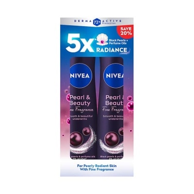 NIVEA Deo Pearl & Beauty Spray 2X150ML