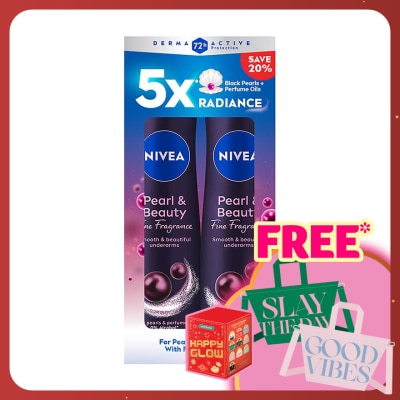 NIVEA Deodorant Pearl & Beauty Spray 2X150ML