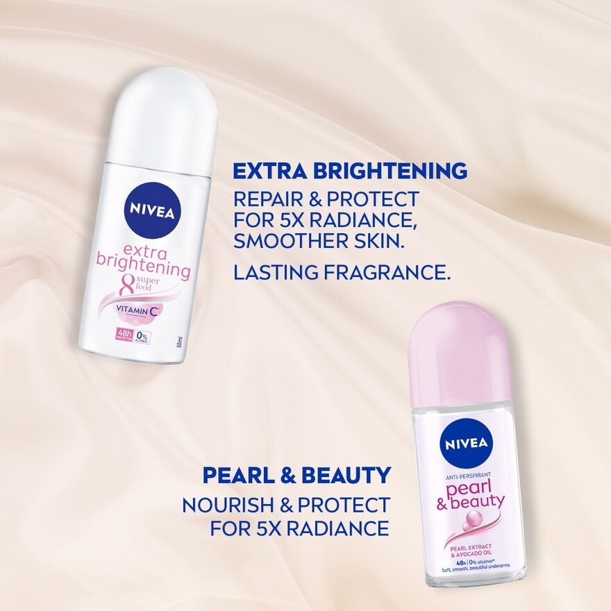 Deo Pearl & Beauty Roll On 2x50ml