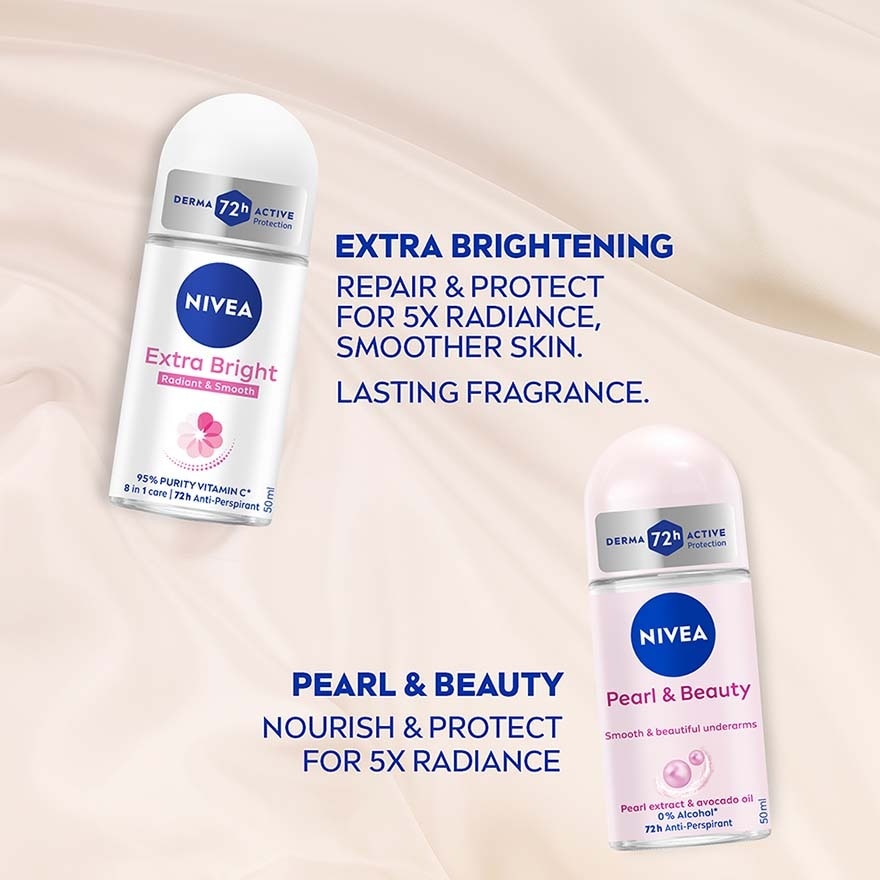 Deo Pearl & Beauty Roll On 2x50ml