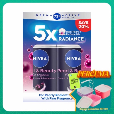 NIVEA - Deodorant Pearl & Beauty Roll On 2x50ml