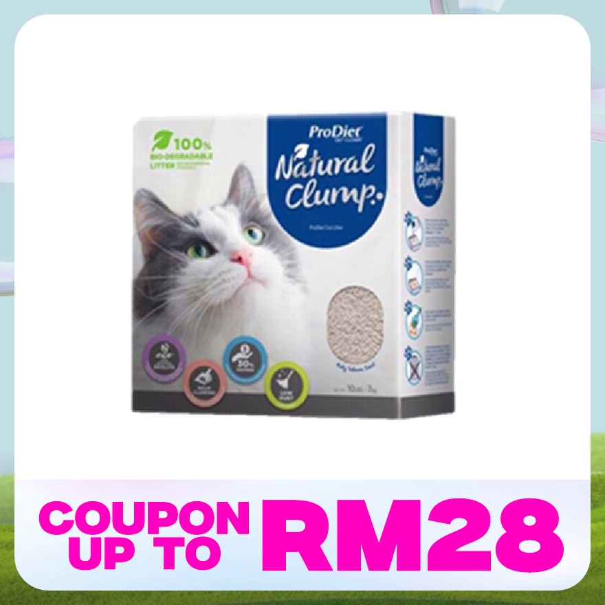 Natural Clump Cat Litter 10L