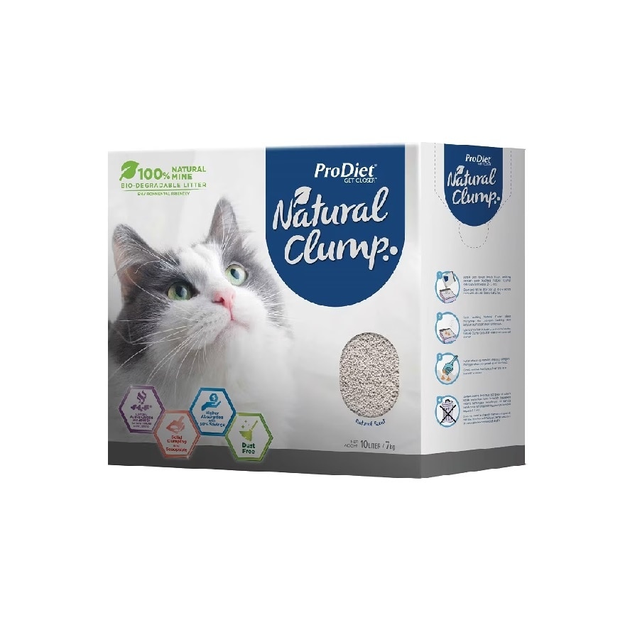 Natural Clump Cat Litter 10L