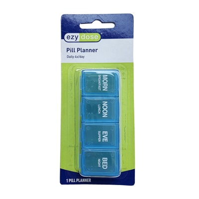 EZY DOSE - ED 4 TIMES A DAY PILL REMINDER 1S