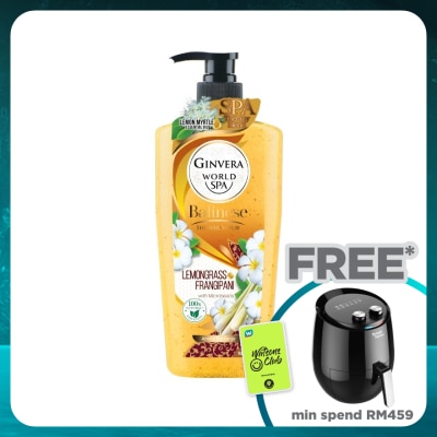 GINVERA Spa Shower Scrub Lemongrass & Frangipani 750ml