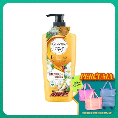 GINVERA Spa Shower Scrub Lemongrass & Frangipani 750ml