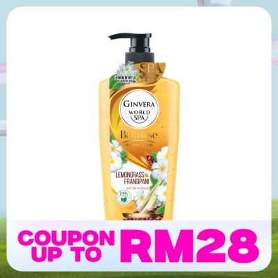 GINVERA Spa Shower Scrub Lemongrass & Frangipani 750ml