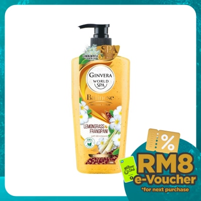 GINVERA Spa Shower Scrub Lemongrass & Frangipani 750ml