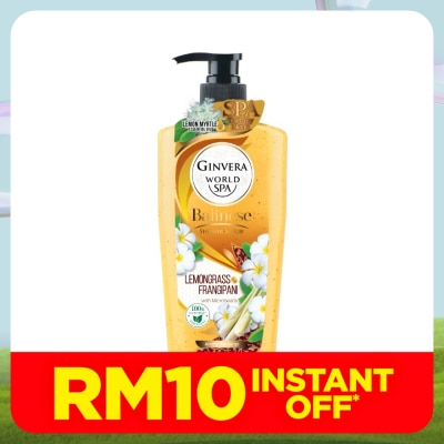 GINVERA Spa Shower Scrub Lemongrass & Frangipani 750ml