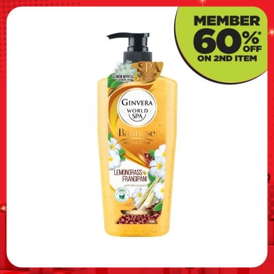 GINVERA Spa Shower Scrub Lemongrass & Frangipani 750ml