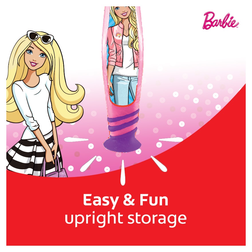 Colgate Kids Barbie Toothbrush 5-9 Years (Ultra Soft) 1s image