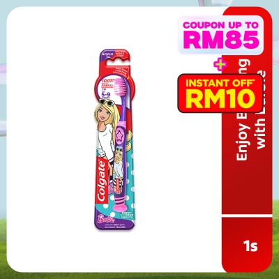 COLGATE Colgate Kids Barbie Toothbrush 5-9 Years (Ultra Soft) 1s