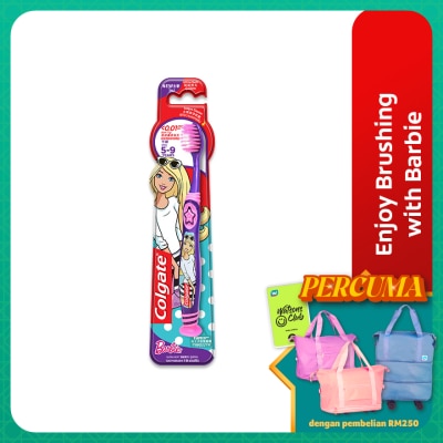 COLGATE Colgate Kids Barbie Toothbrush 5-9 Years (Ultra Soft) 1s