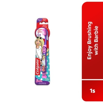 COLGATE Colgate Kids Barbie Toothbrush 5-9 Years (Ultra Soft) 1s