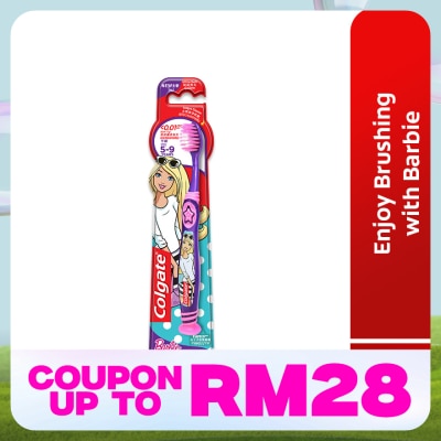 COLGATE Colgate Kids Barbie Toothbrush 5-9 Years (Ultra Soft) 1s