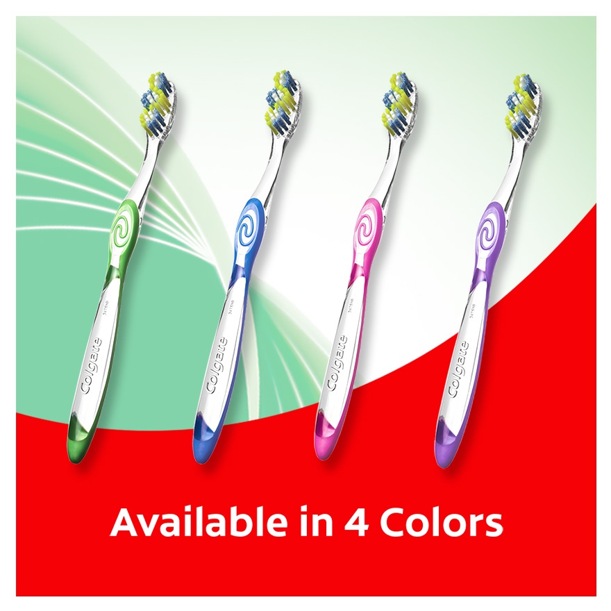 Colgate Twister Toothbrush Valuepack (Medium) 3s image