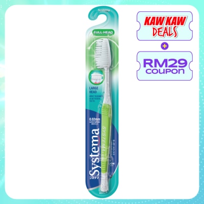 SYSTEMA Full Head Toothbrush (Soft) 1's