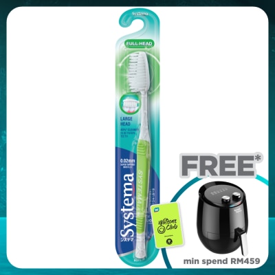 SYSTEMA Full Head Toothbrush (Soft) 1's