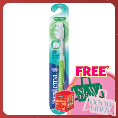 SYSTEMA Full Head Toothbrush (Soft) 1's
