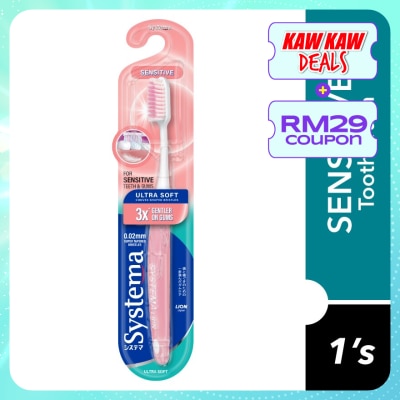 SYSTEMA Sensitive Toothbrush Ultra Soft 1's