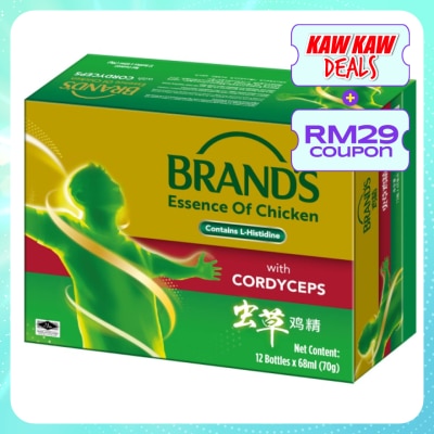 BRANDS Essence Of Chicken With Cordyceps 70g x 12's