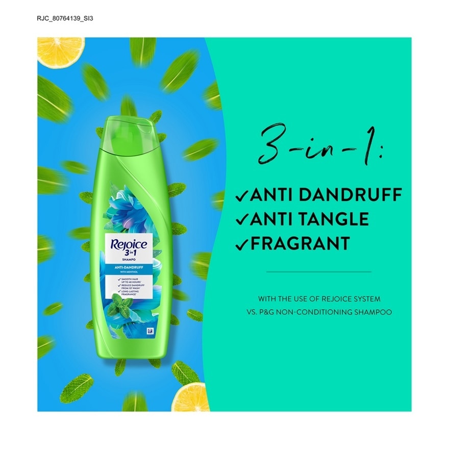 Shampoo Anti Dandruff 3-In-1 300ml