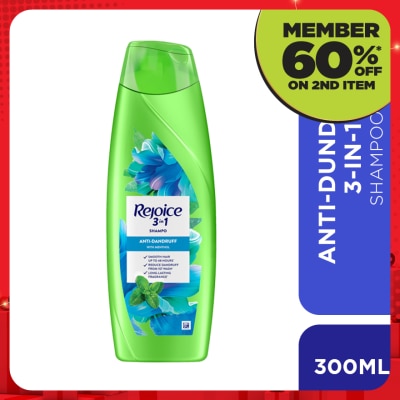 REJOICE Shampoo Anti Dandruff 3-In-1 300ml