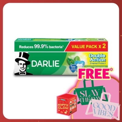 DARLIE Double Action Enamal Protect Strong Mint 2x200g